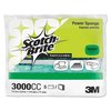 Scotch-Brite Professional Power Sponge, Teal, 2 4/5 x 4 1/2, PK5 3000CC